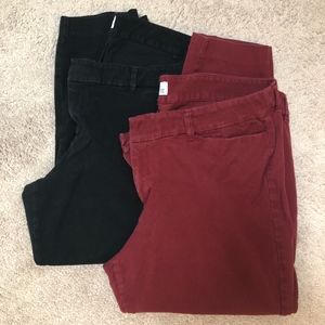 Lot of 2 Dress Pants, Ankle Length